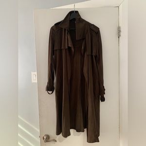Zara green long coat